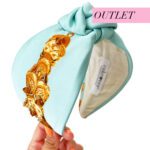 Summer Vibes - headband  | Aquamarine & Oro !