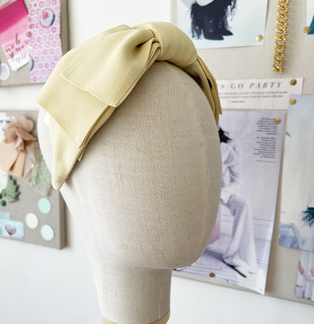 PARIS - headband by CAKEOVER | giallo tenue