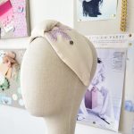 Sete di evasione - headband  | bianco/lilla